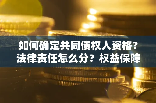 北京如何确定共同债权人资格？法律责任怎么分？权益保障技巧揭秘！
