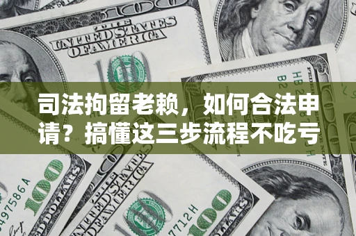 北京司法拘留老赖，如何合法申请？搞懂这三步流程不吃亏！