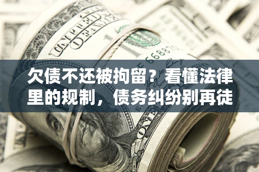 北京欠债不还被拘留？看懂法律里的规制，债务纠纷别再徒劳奔波