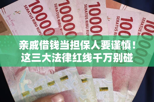 北京亲戚借钱当担保人要谨慎！这三大法律红线千万别碰