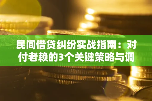 北京民间借贷纠纷实战指南：对付老赖的3个关键策略与调解盲区解析