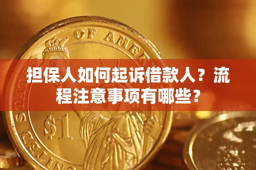 北京担保人如何起诉借款人？流程注意事项有哪些？
