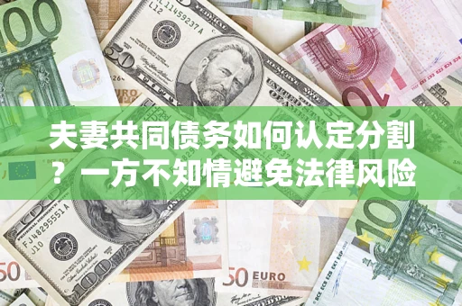 北京夫妻共同债务如何认定分割？一方不知情避免法律风险必看！